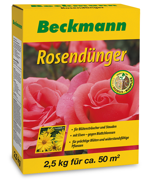 Beckmann organska mineralna hrana za vrtnice in cvetoče trajnice 2,5 kg