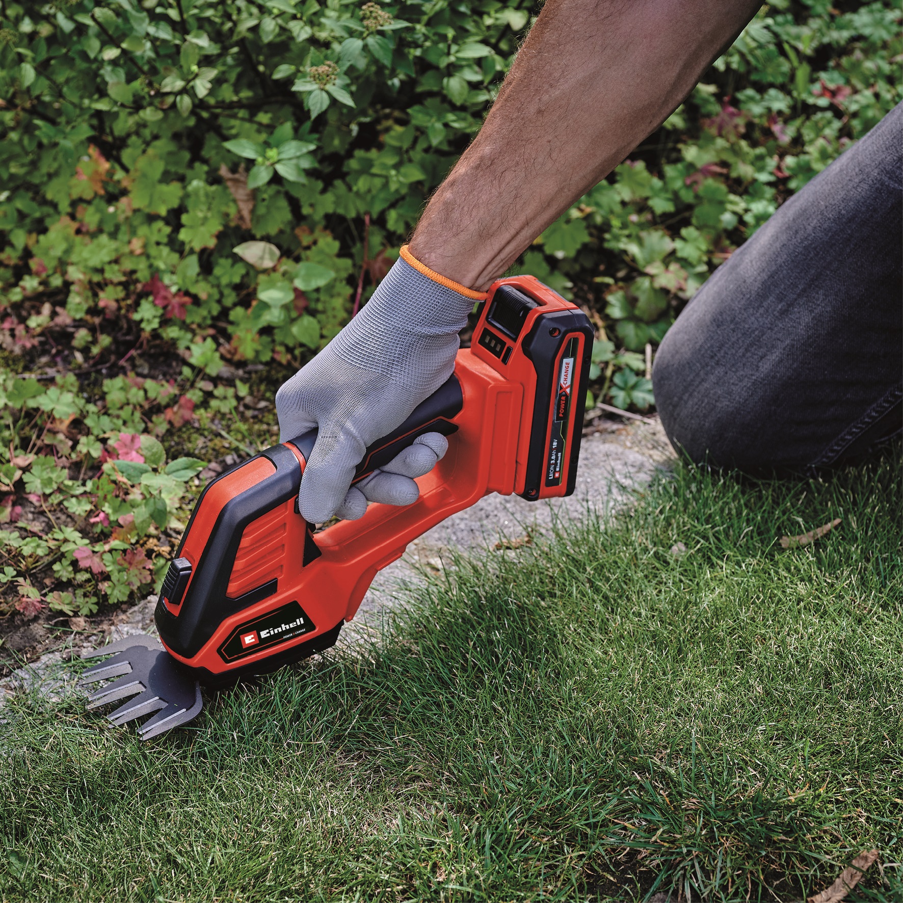 Einhell GE-CG 18/100 Li akumulatorske škarje za trato in živo mejo - Solo