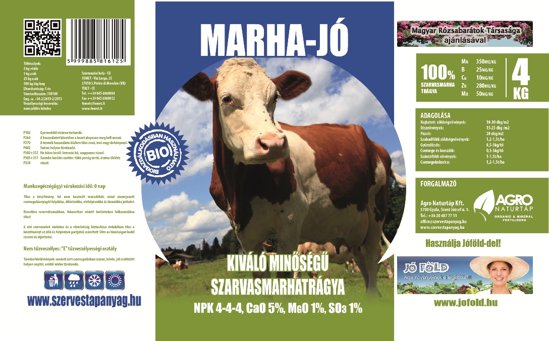 Govedo - dobro peletiran goveji gnoj 4 kg