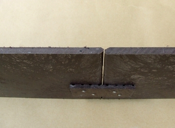 Obrobe ribnikov in dna 7mmx15cmx10 m