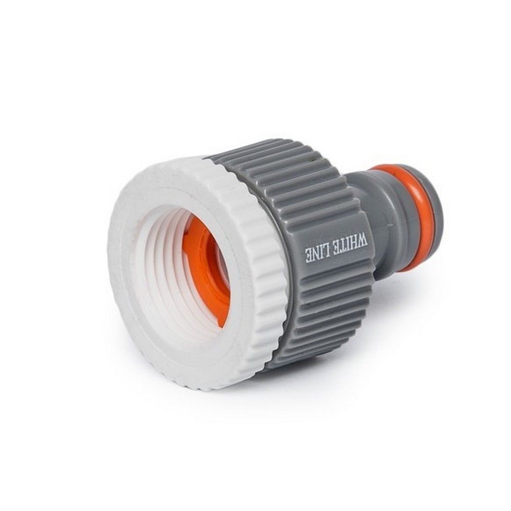 Male threaded 3/4"-1/2" adjustable White line WL-2198