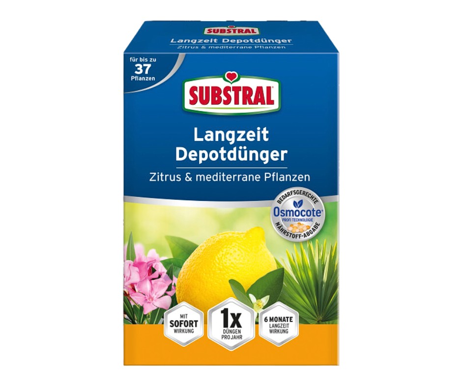 Substral Osmocote dolgotrajno gnojilo za citruse, sredozemske rastline 0,75kg