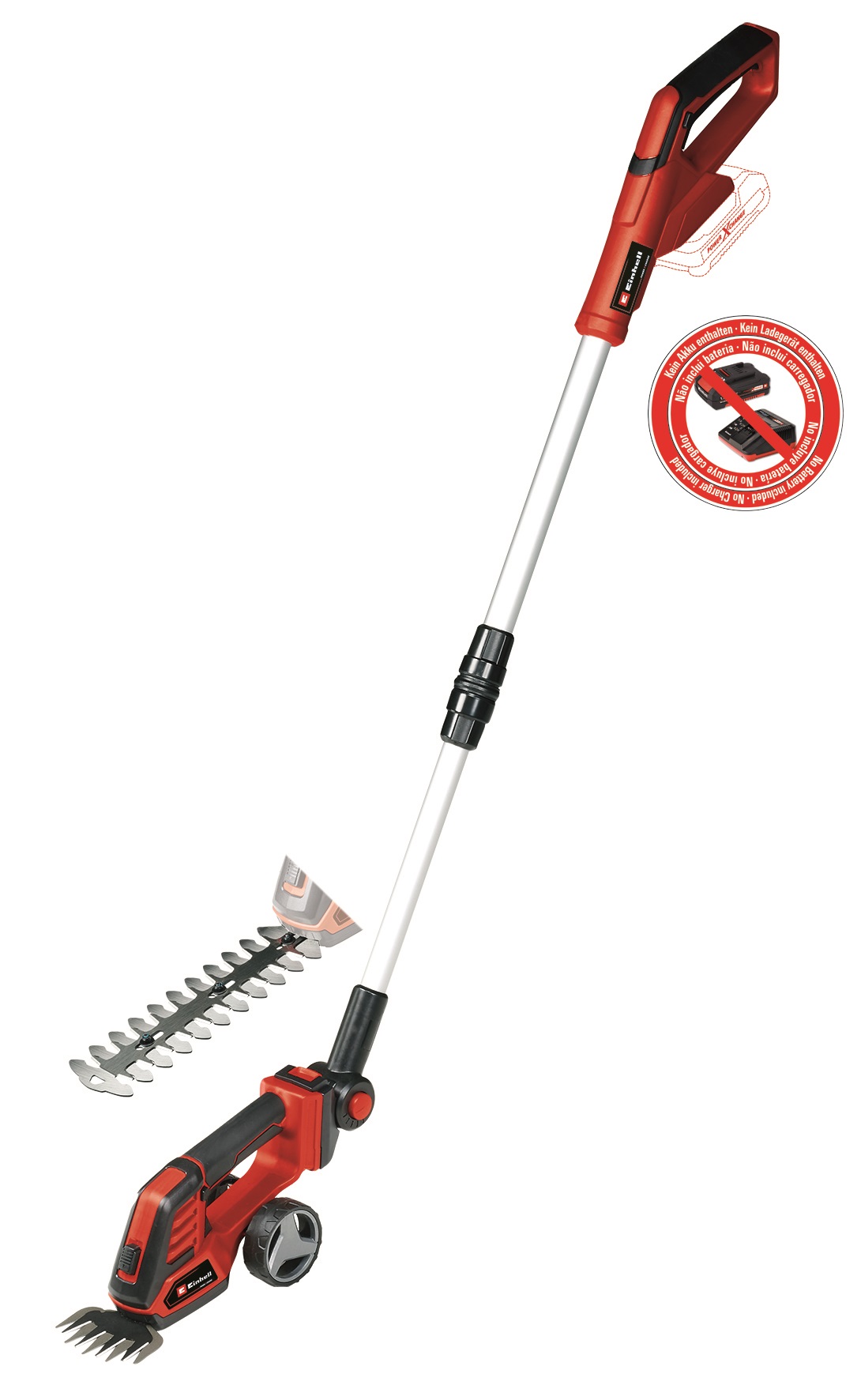 Einhell GE-CG 18/100 Li T akumulatorske škarje za trato in živo mejo - Solo