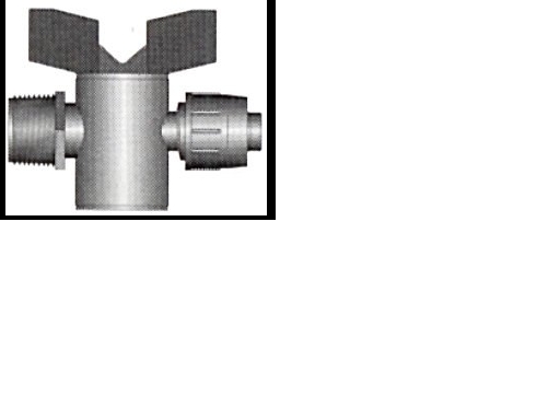 Tap 25x3/4 KM with internal clamping cylinder