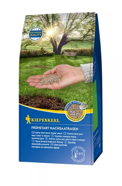 Začetek semena trave zgodaj spomladi vrhnji obliv 1 kg Kiepenkerl