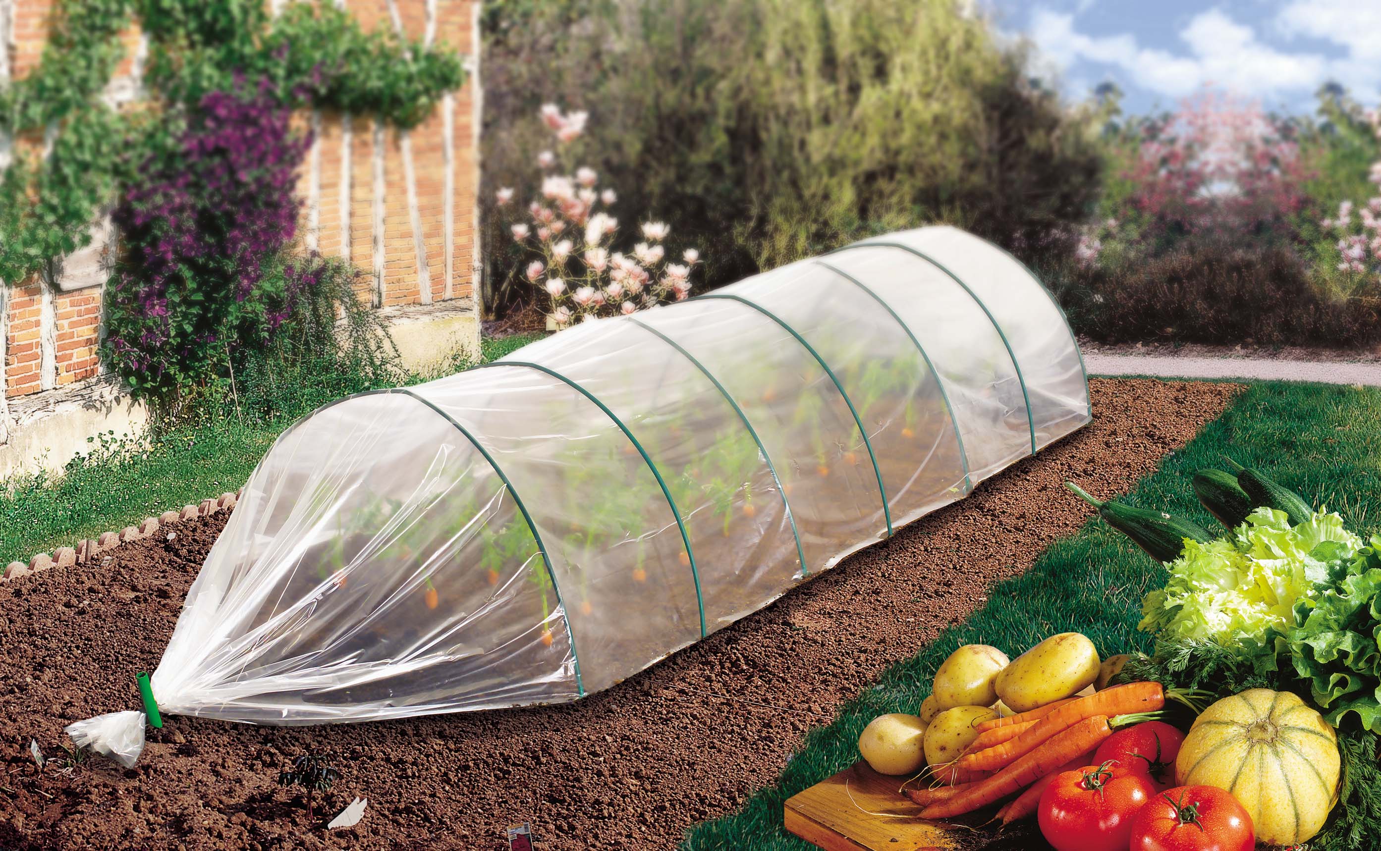 Foil tunnel kit "Kit Climafilm" 1,2x3,5 m