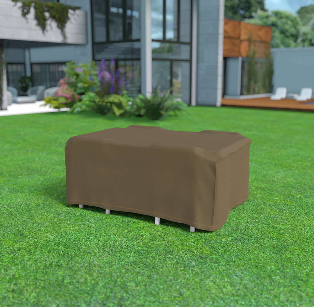 Garden furniture cover for rectangular table + 4 chairs Covertop 225x145x90 cm