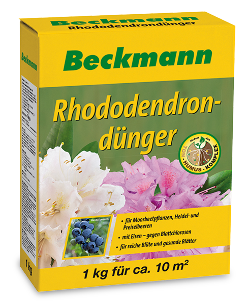 Beckmann organska mineralna hrana za rododendrone, azaleje, hortenzije in borovnice 1 kg