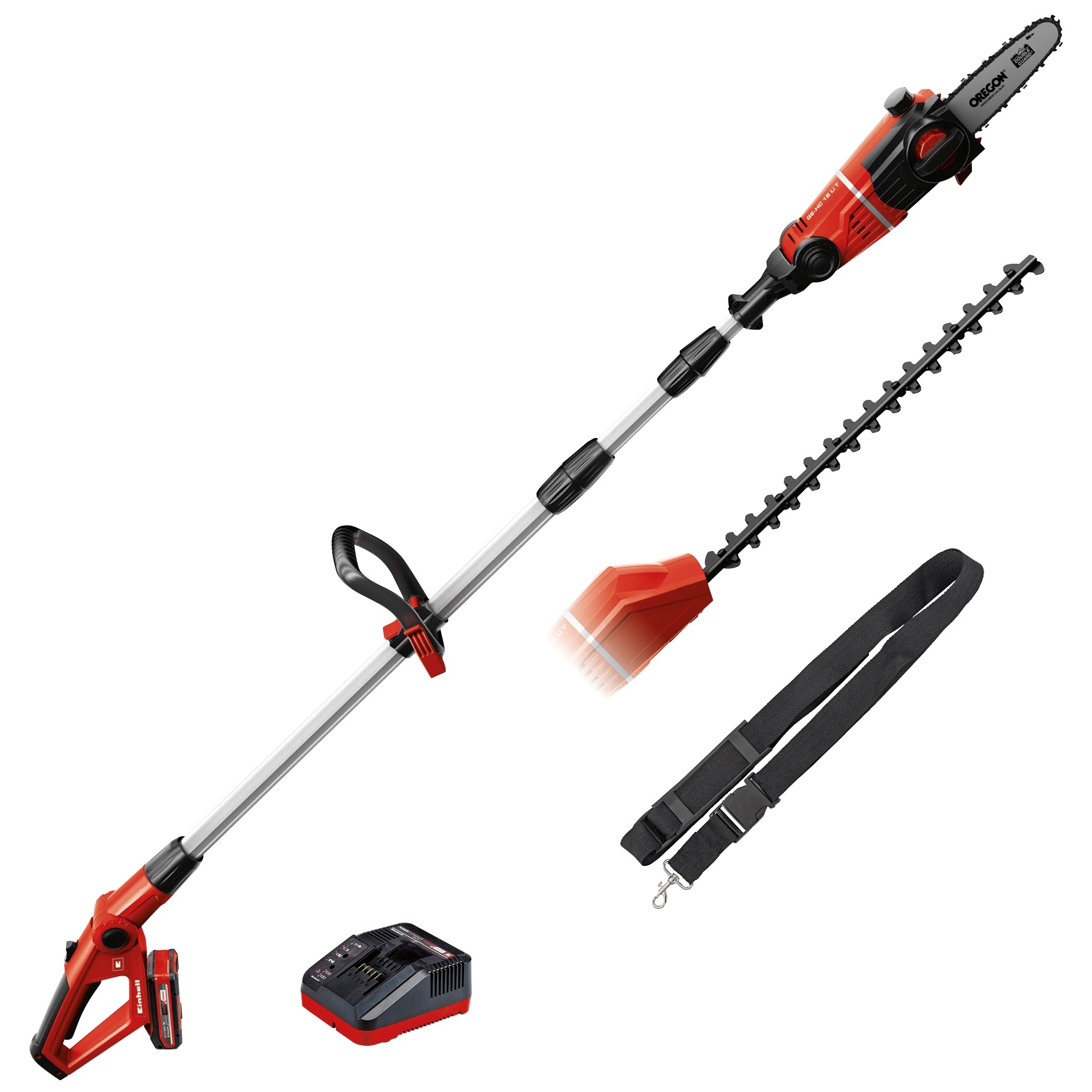 Einhell Cordless Pruning and Hedge Trimmer GE-HC 18 Li T Kit (1x3,0Ah)