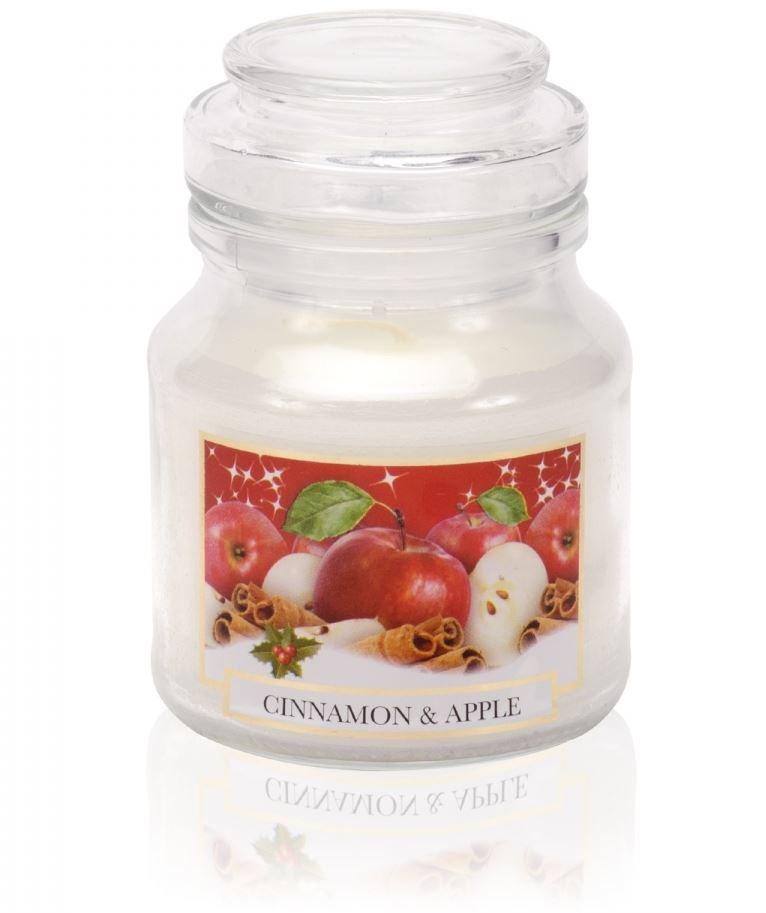 Scented glass Premium, cinnamon and apple resealable 130 g