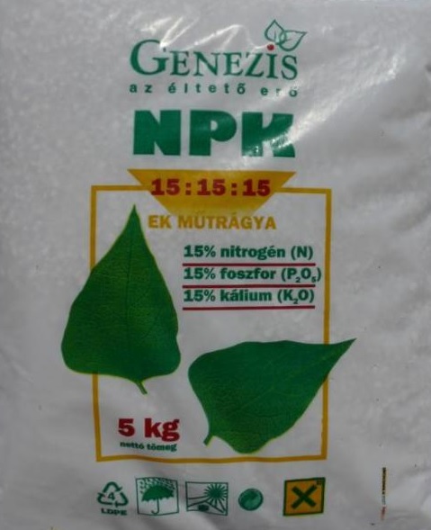 Gnojilo NPK 15-15-15 5 kg