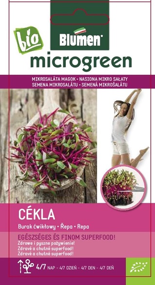 Semena mikrosolate BIO Cvetovi rdeče pese 18 g