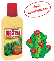 Substralna hranilna raztopina za kaktuse in oposume 0,25 l