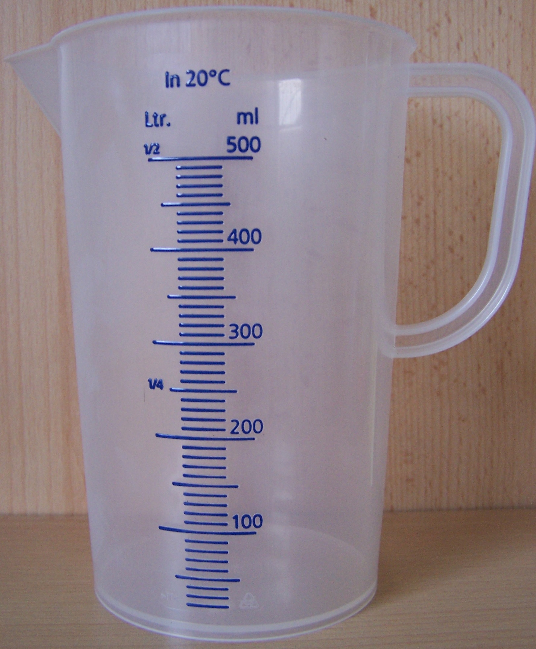 Merilni vrč PP (odporen na vročino) 500 ml