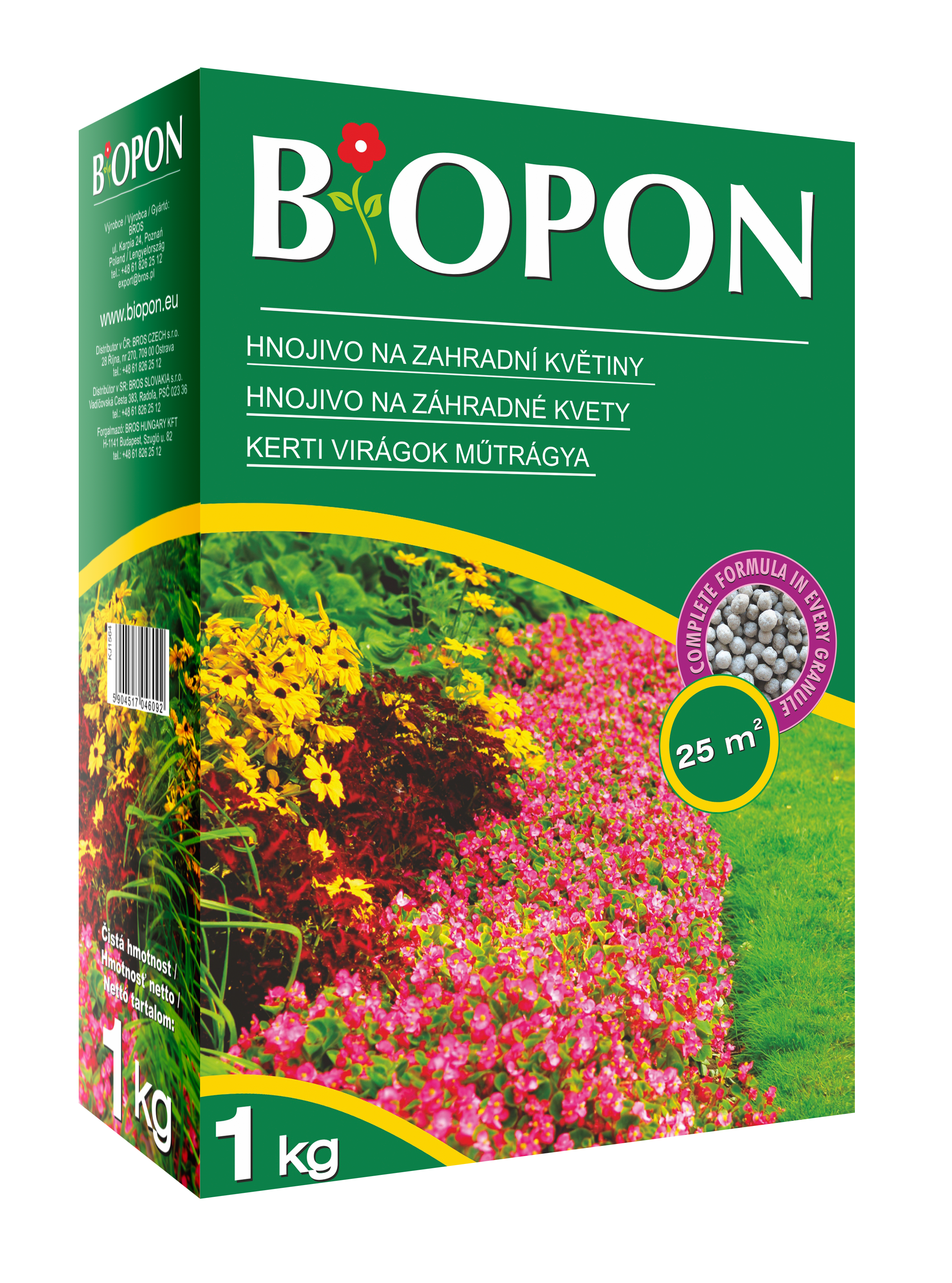 Biopon gnojilo za vrtno cvetje 1 kg