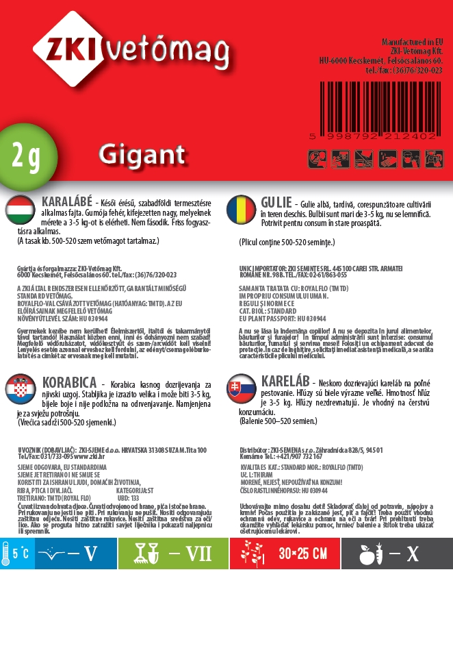 Jagnječja solata Gigant 2g ZKI