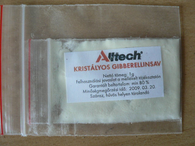 Gibberelinska kislina kristalinična 1 g