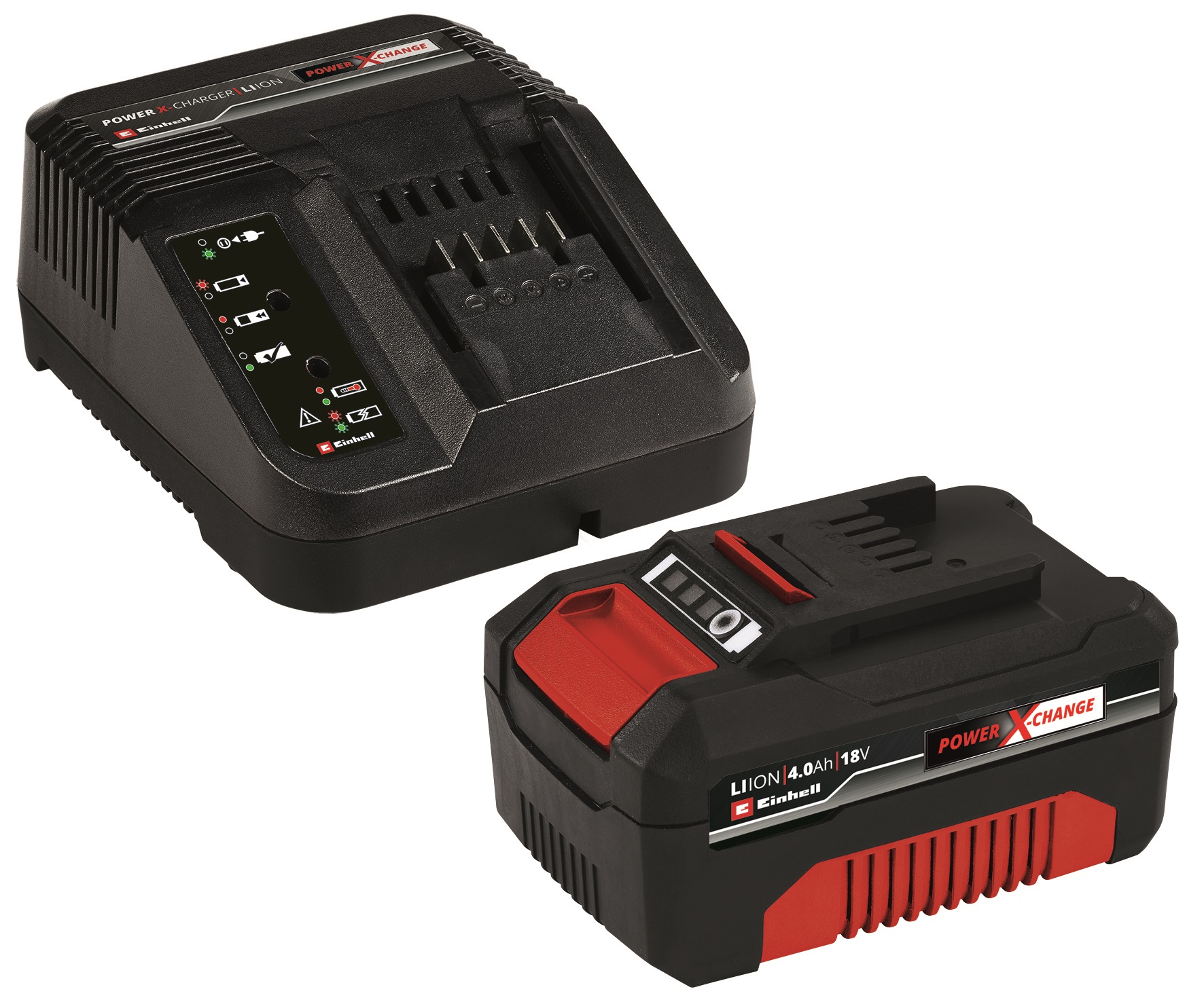 Einhell baterija + polnilec 4,0Ah 18V Power-X-Change Starter-Kit