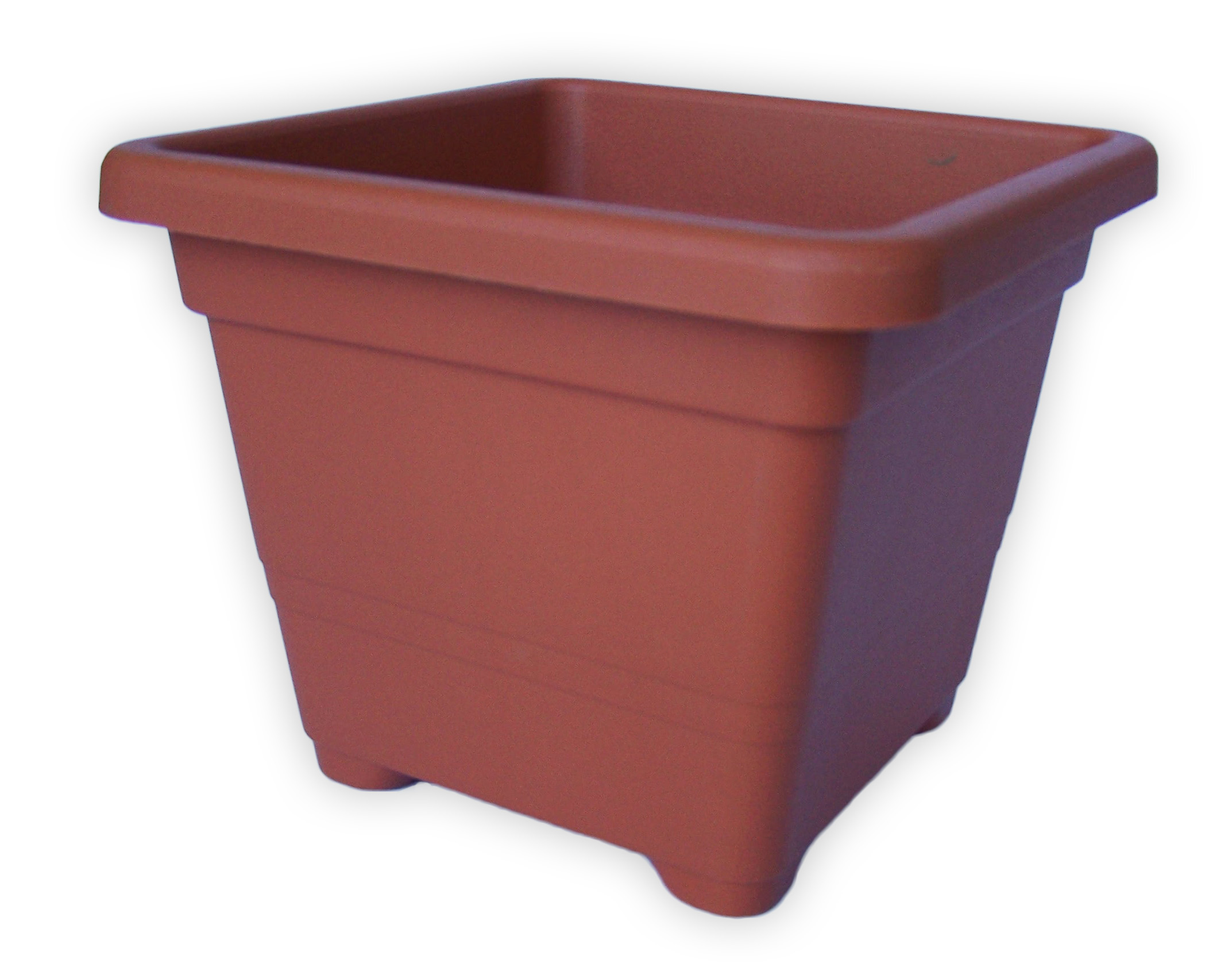 Square terracotta pots 45 cm