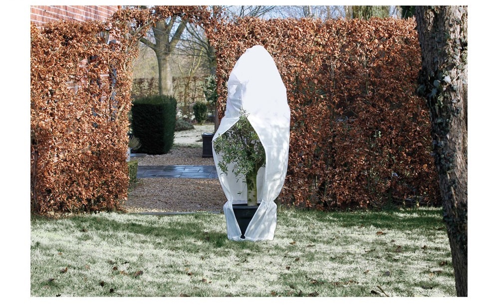 Zimska folija z zadrgo, bela 200cmx2,5m 70g/m2