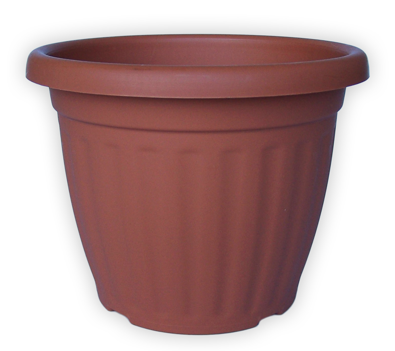 Plastični lonci, rebrasta terakota 50 cm