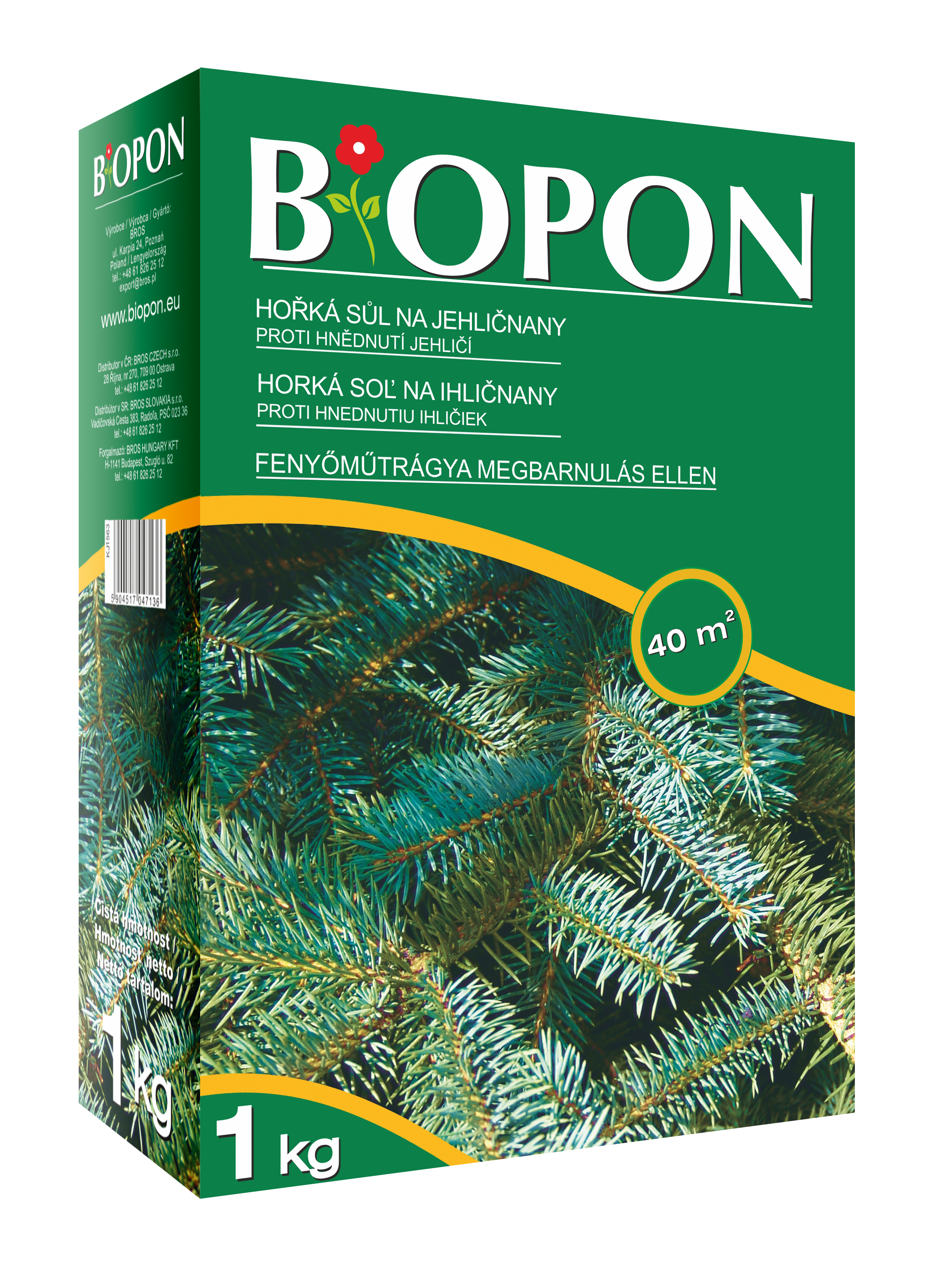 Biopon gnojilo za bor proti porjavelosti 1 kg