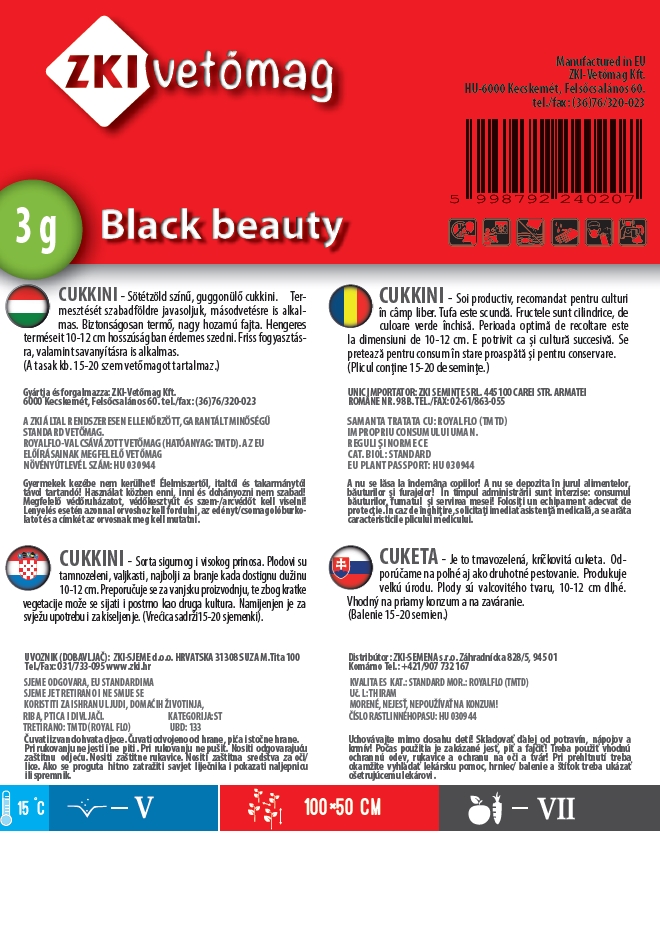 Črna lepota iz bučk 3g ZKI