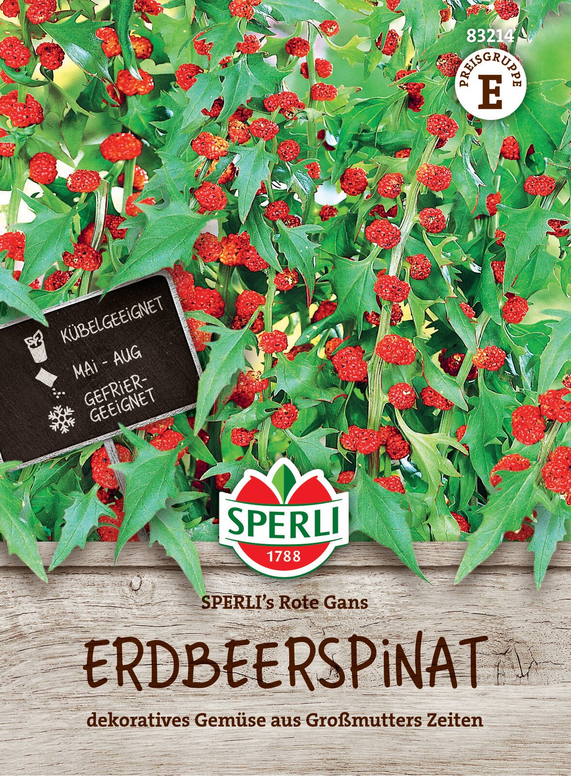 Jagodna špinača (listnata gosenica) Rote Gans 100 zrn Sperli