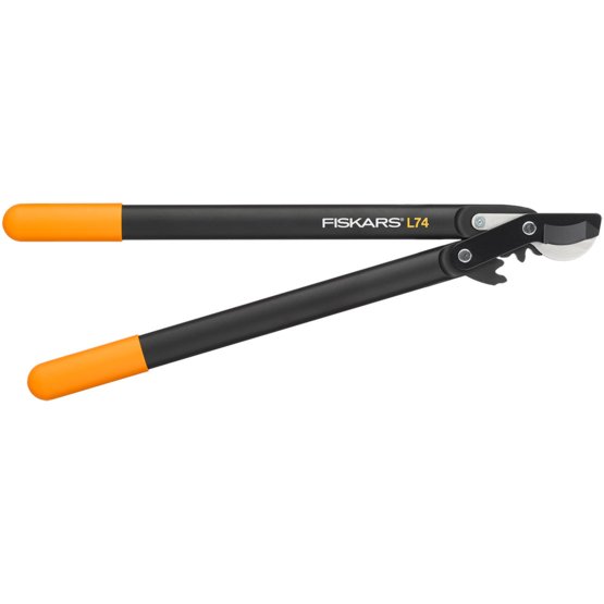 Škarje za obrezovanje dreves Fiskars PowerGear™ s plastičnimi zobniki, kavljasta glava (M) L74