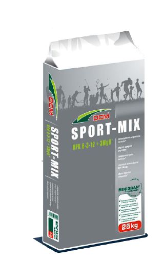 DCM Sport-Mix gnoj za trato 8-3-12+3MgO 36 % organske snovi 25 kg