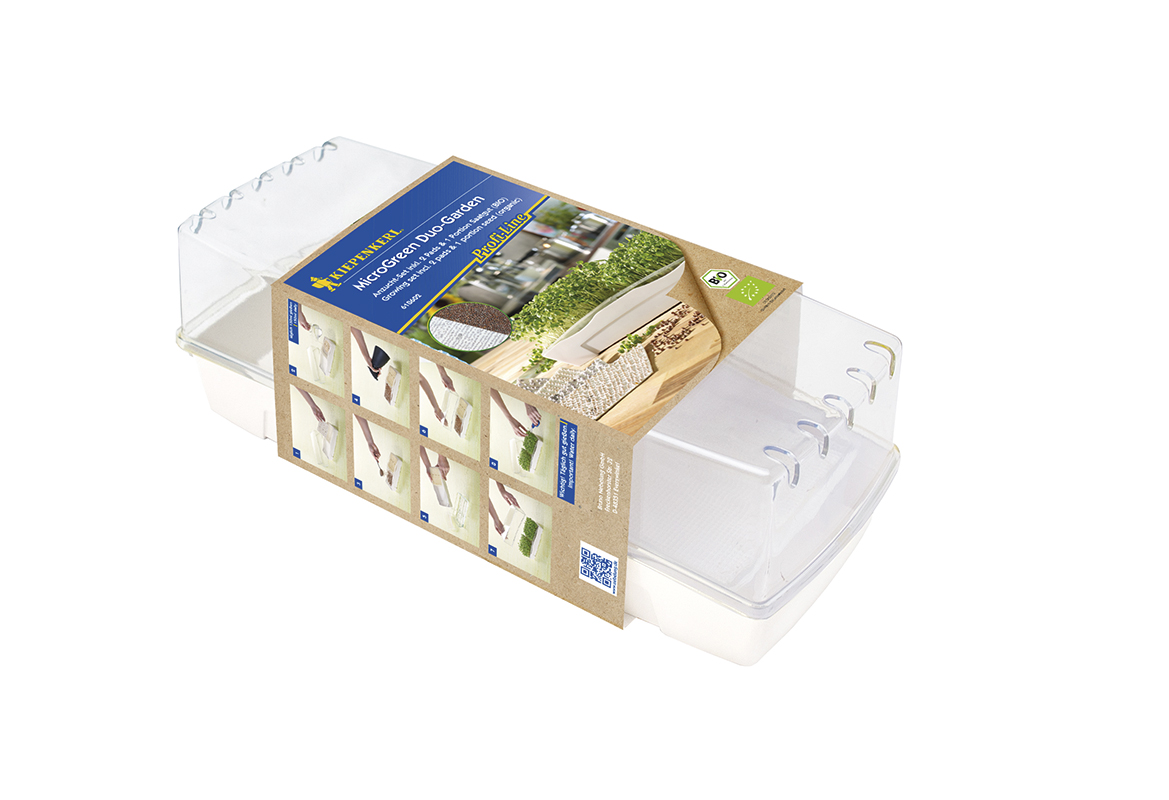 Komplet za kaljenje mikro zelenjave MicroGreen Garden Duo Kiepenkerl