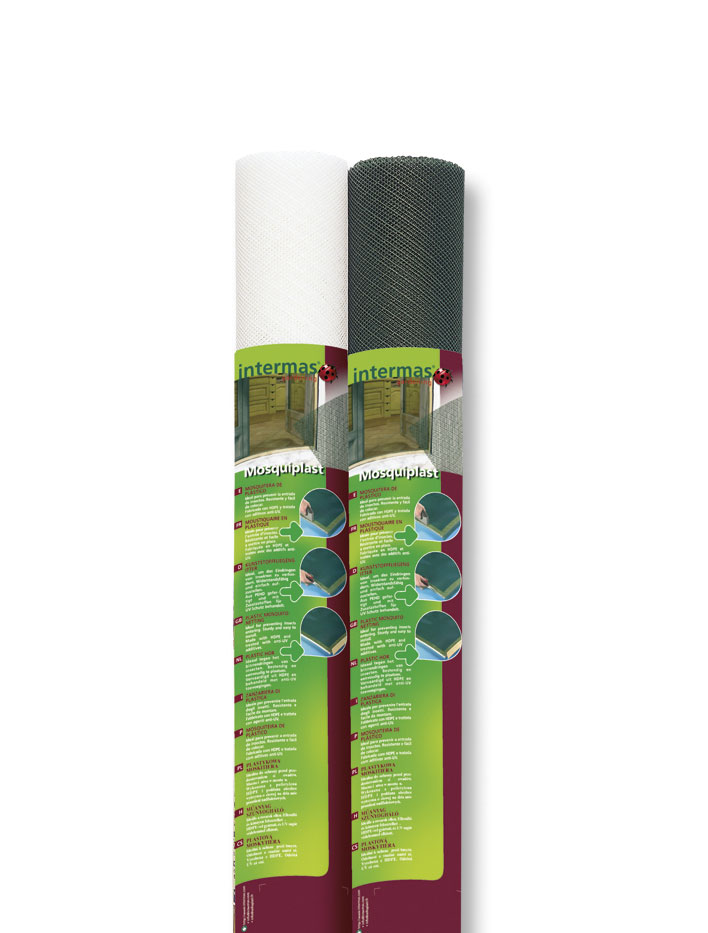 Plastična mreža proti komarjem Mosquiplast bela 1,2x50 m