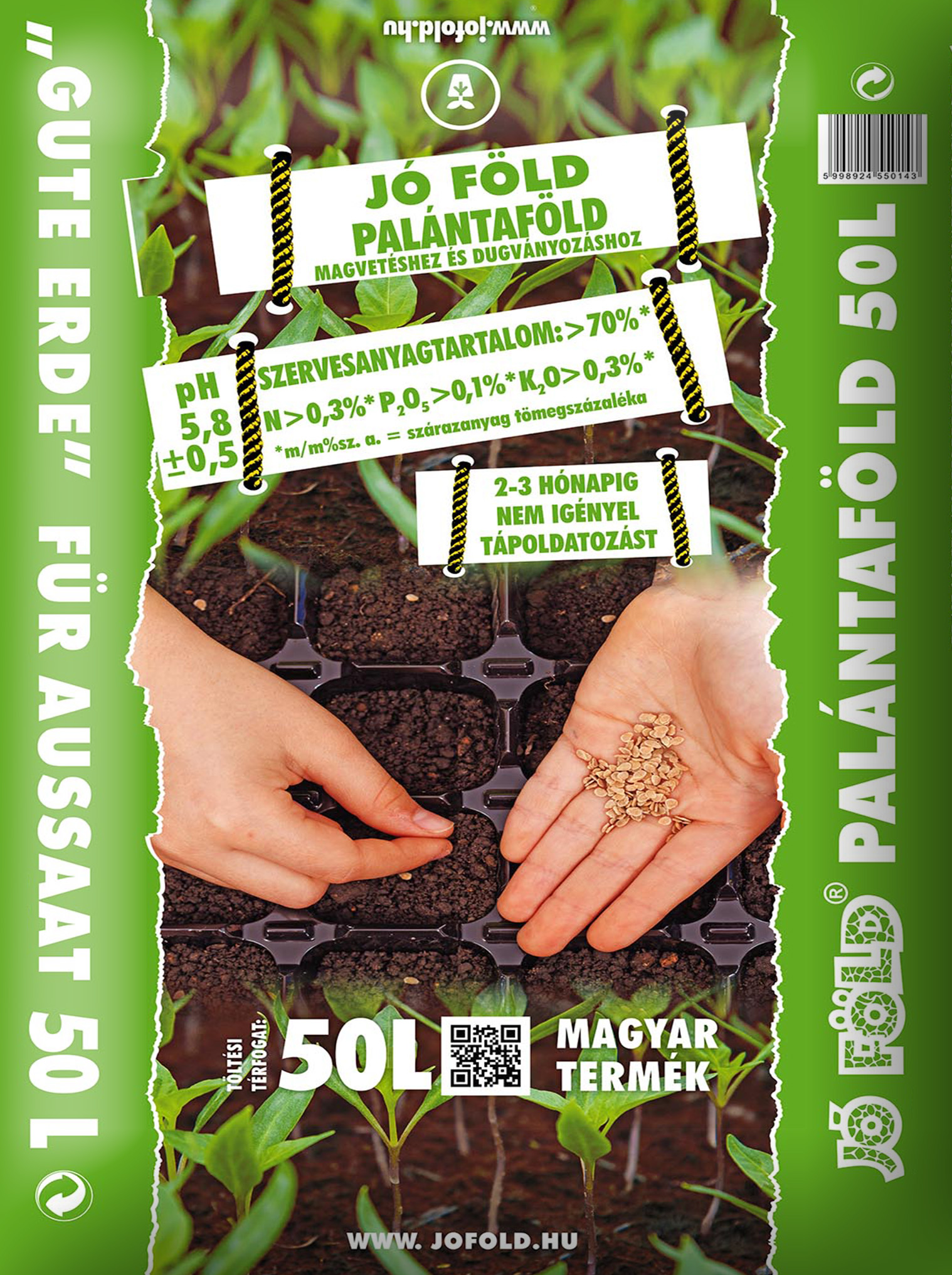 Zemlja za semena in sadike Good-Ground 50 l