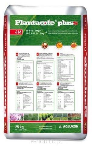 Plantacote Plus 14+09+15+2MgO+TE 4 mesece 25 kg