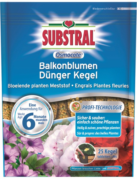 Substral Osmocote dolgotrajna zemlja za balkonske rastline 0,75 kg
