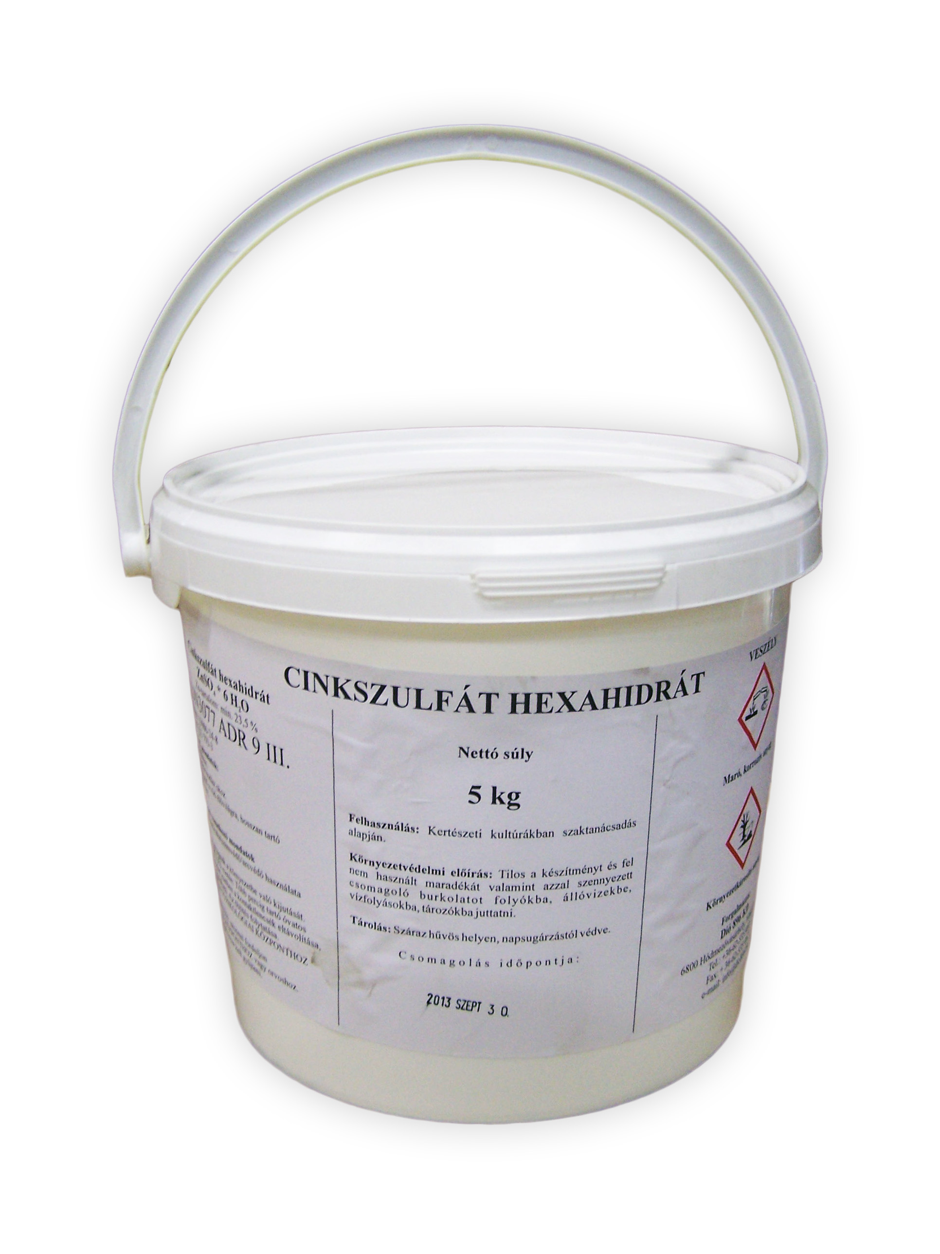 cinkov sulfat (Zn min. 23,5 %) 5 kg