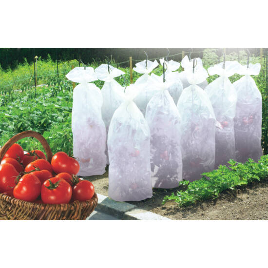 Cev za gojenje paradižnika Tomatex 17 g/m2 bela 0,6 x 10 m