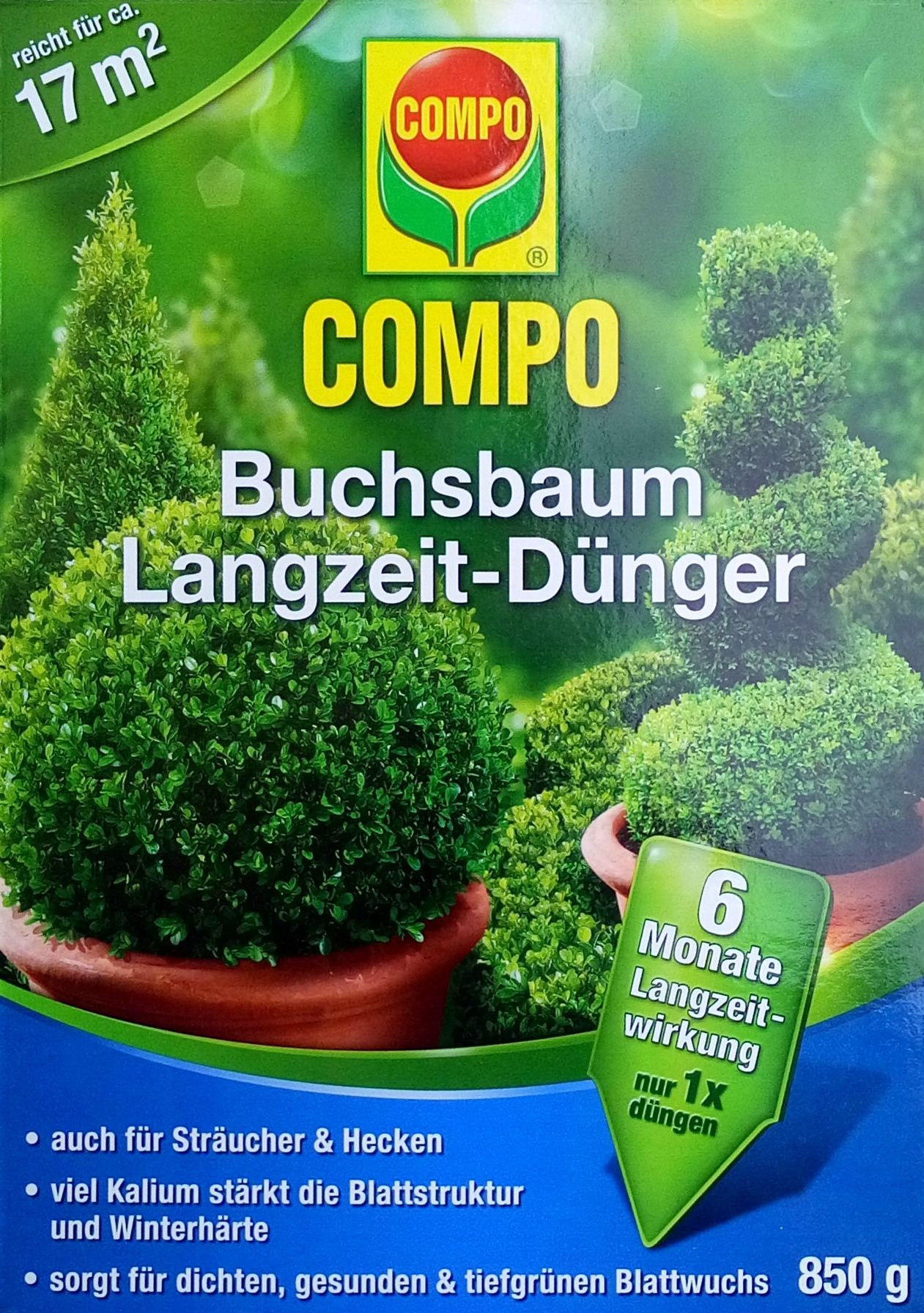 Compo dolgo delujoča hrana z bucusom in zimzelenim cvetjem 850 g