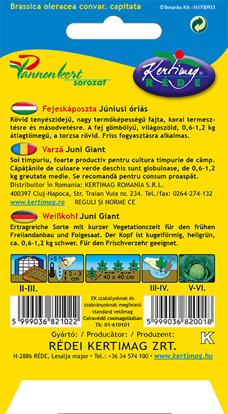 Junijsko zelje Giant 2g