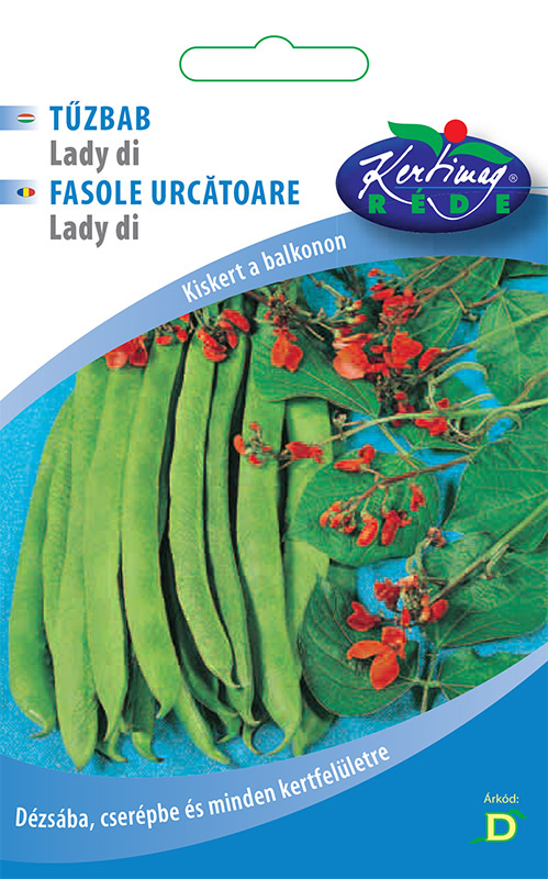 Ognjeni fižol Lady Di 10 g Serija Urban Gardener