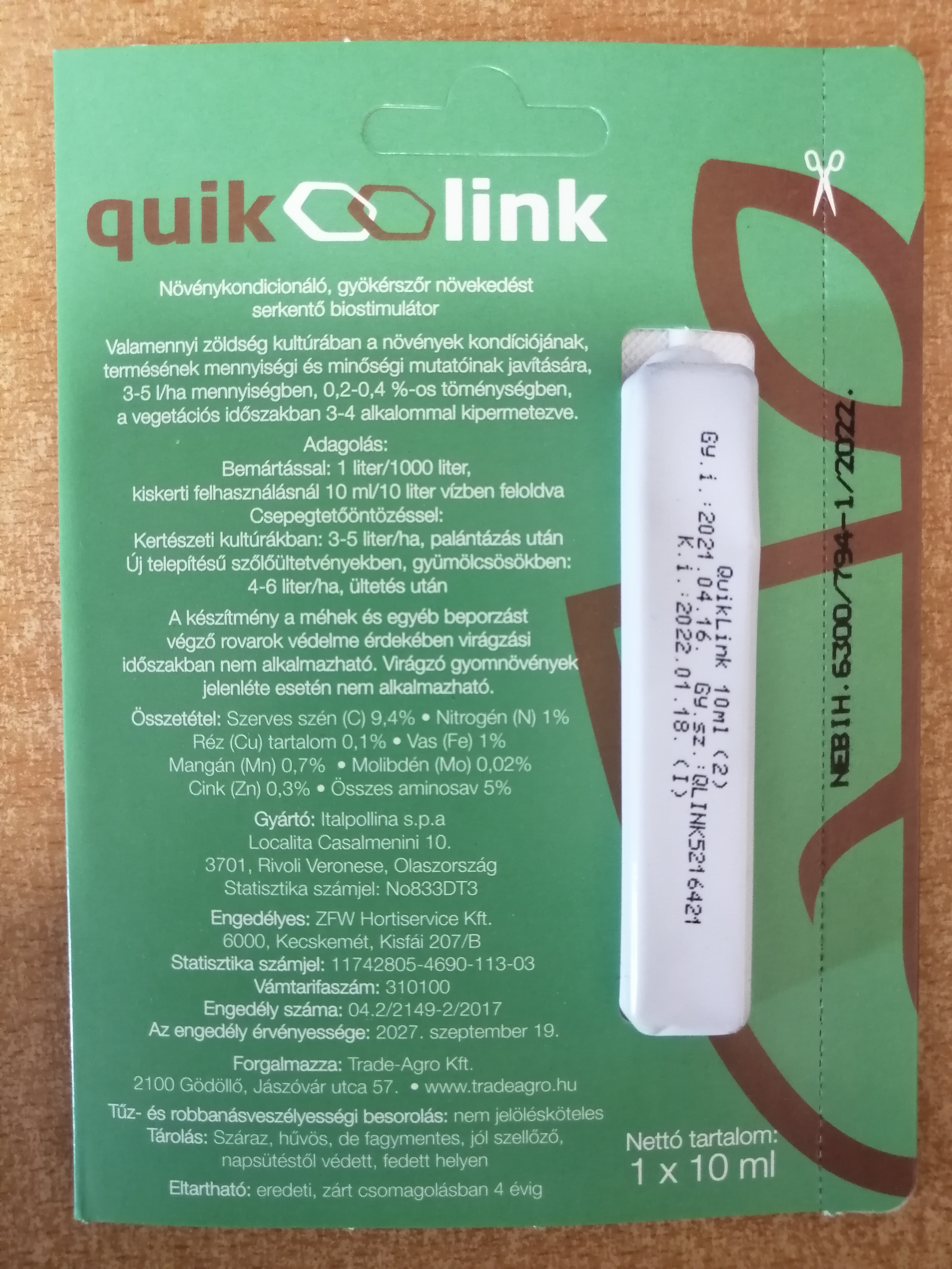 Quik Link 10 ml ampula