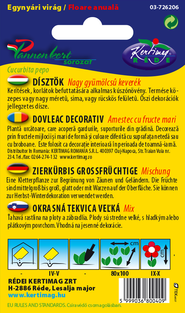 Mešanica okrasnega velikega sadja 1g