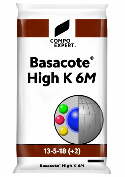 Basacote Plus High K 13+5+18+2MgO+TE 6 mesecev 25 kg