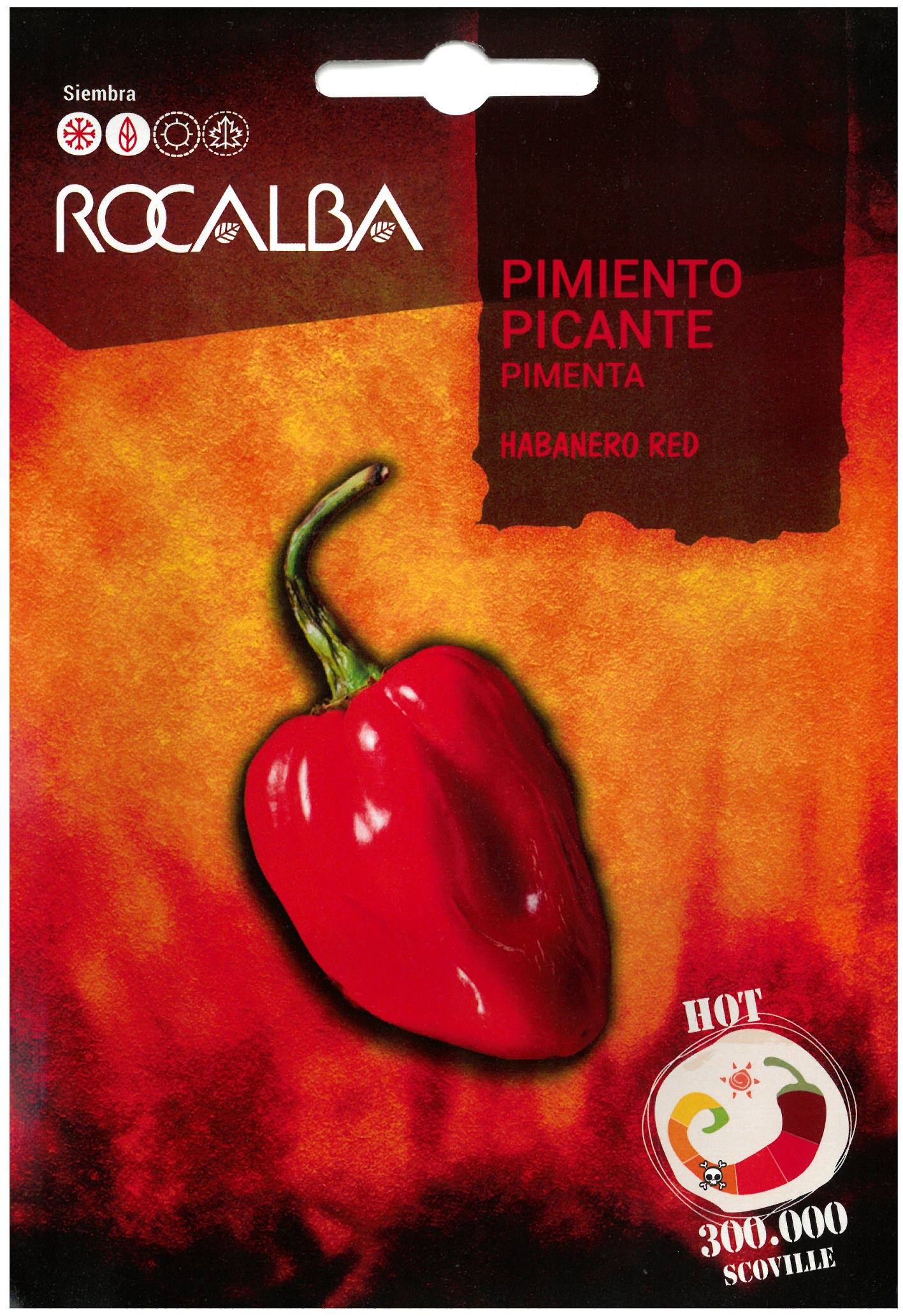 Čili poper Red Habanero Rocalba 0,5 g