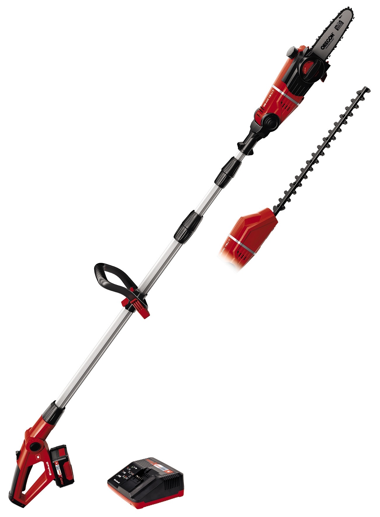Einhell Cordless Pruning and Hedge Trimmer GE-HC 18 Li T Kit (1x3,0Ah)