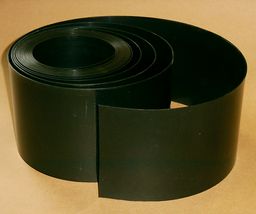Bed rail 10mx2mmx15cm black PE