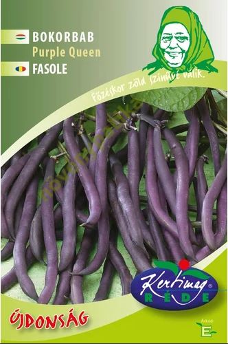 Fižol Bokorn vijolični stroki Purple Queen 50 g