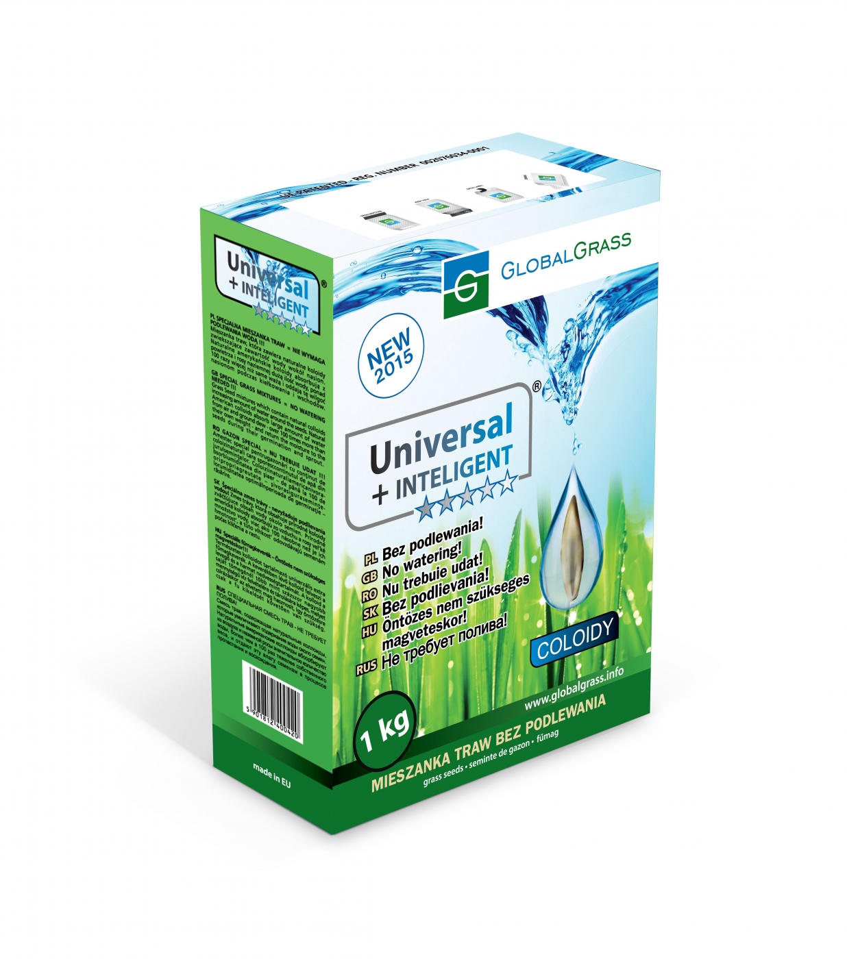 Travno seme Univerzalna mešanica s premazom za zadrževanje vode 1 kg