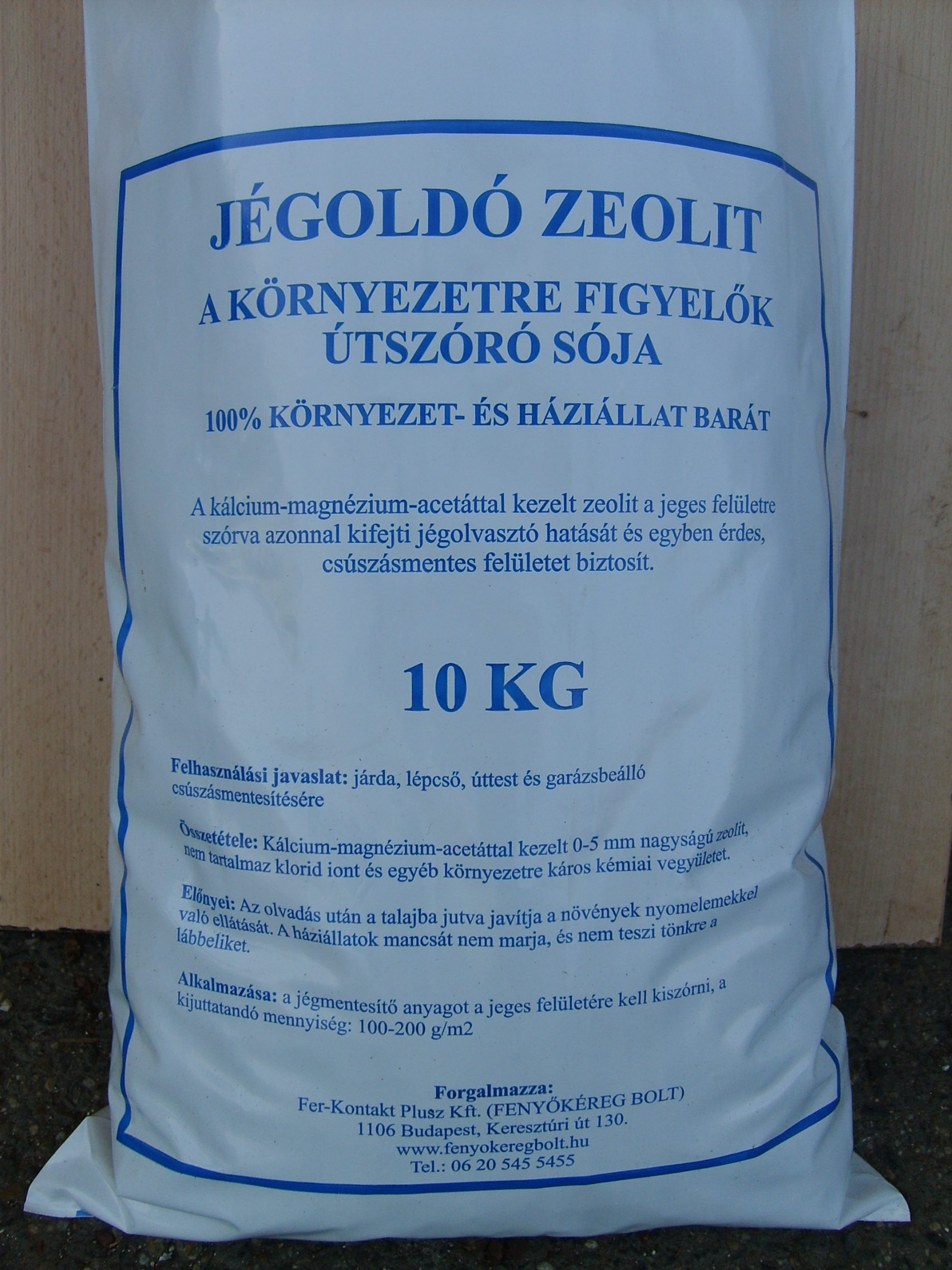 Zeolit za odstranjevanje ledu 10 kg