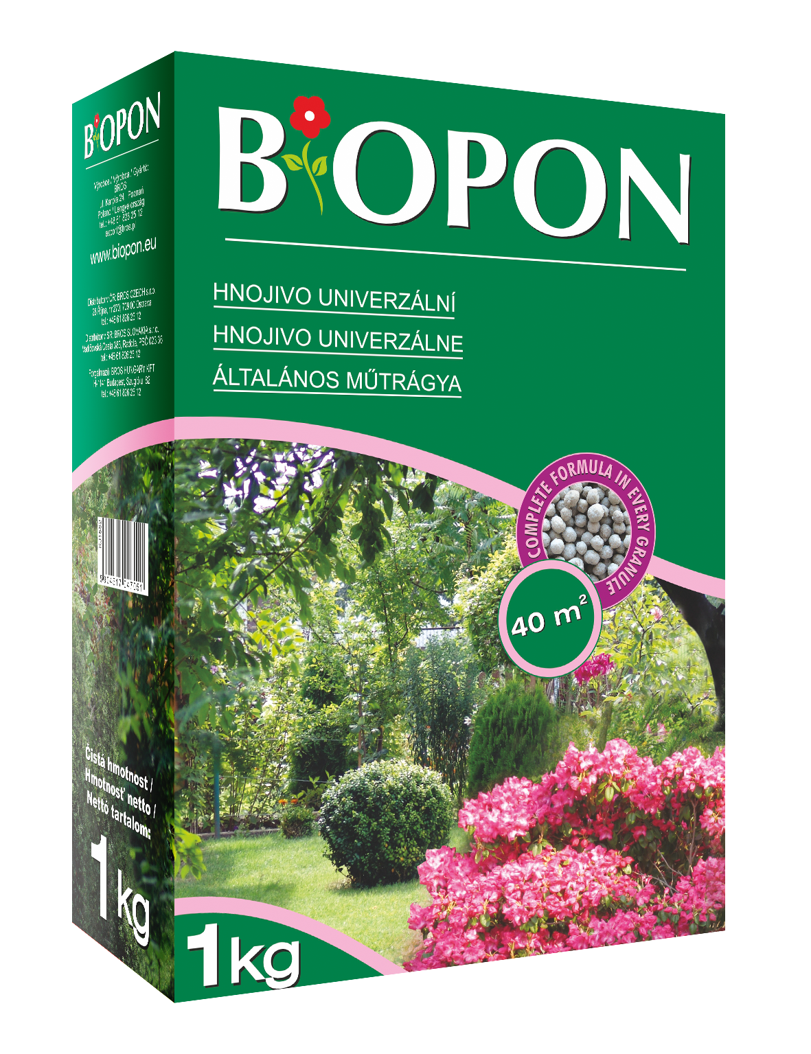Biopon univerzalna hrana za vrtne rastline 1 kg